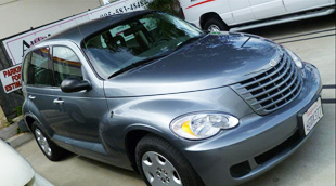 pt cruiser after extensive collision repair and paint from www.thecrashdoctor.com