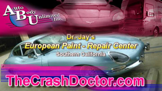 european jaguar body repair and paint restoration from www.thecrashdoctor.com