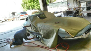 european english classic 67 jaguar repair and auto paint video photo from www.thecrashdcotor.com