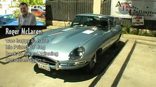 european english classic jag repair and piant job from www.thecrashdoctor.com