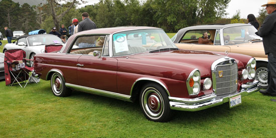 1967 Mercedes Benz 250SE Coupoe 3rd Place Award Winner at legends 2nd Annual Autobahn car show from www.thecrashdoctor.com