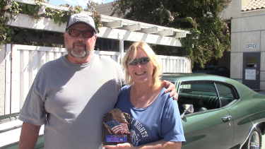 70 classic chevelle car show paint refinish owners Ed and Debbie review 