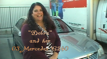 consumer auto body review testimonial from mercedes benz ower debra from simi valley for www.thecrashdoctor.com photo