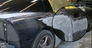 corvette paint refinish video