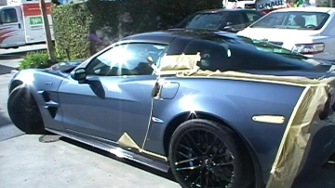 2011 high performancee zr1 corvetter with carbon fiber fenders by www.thecrashdoctor.com California's Corvette Center