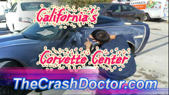 2011 Corvetter ZR1 Carbon Fiber repair refinish video from www.thecrashdoctor.com