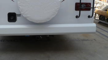 2013 ACE motorhome lower rear bumper after photo from www.thecrashdoctor.com