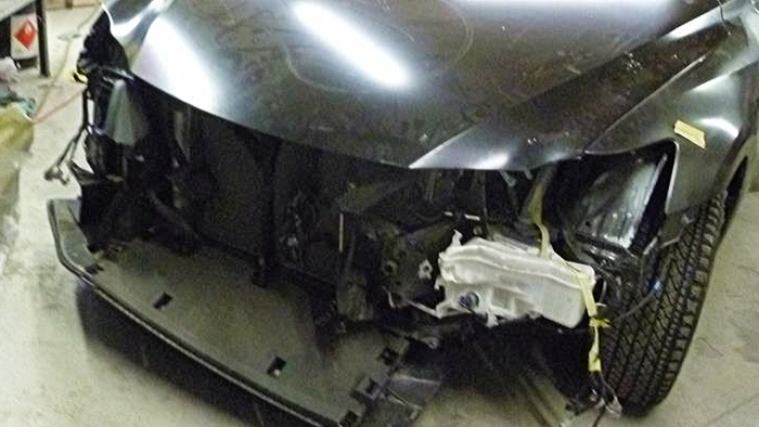 16 Lexus collision repair and paint match