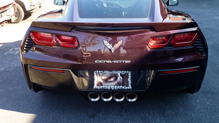 2018 Vette custom car kit spoiler diffusser