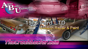 1973 Ford LTD custom complete paint job from www.thecrashdoctor.com