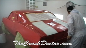 painting stripes on ss camaro photo www.thecrashdoctor.com