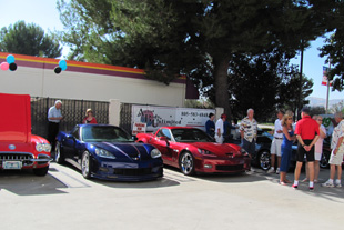 corvette club row of corvettes at auto body unlimited inc the corvette body paint center for california from www.thecrashdoctor.com photo