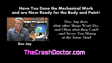 how to video channel customer does part work jay finishes body and paint www.thecrashdoctor.com/ photo video