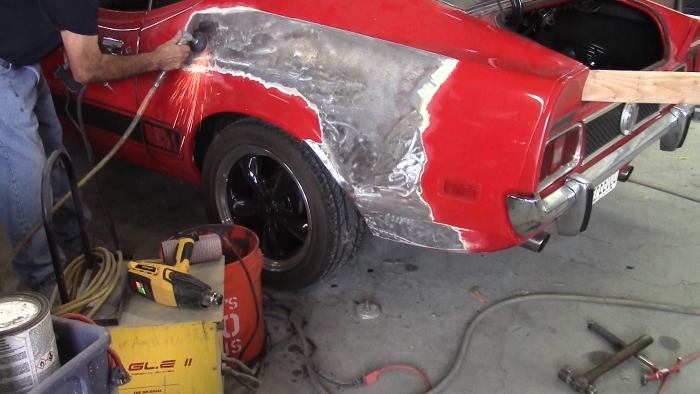 Mach 1 auto body repair before 