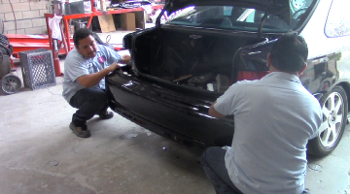 1999 honda rare civic collision damage salvage auto repair www.thecrashdoctor.com