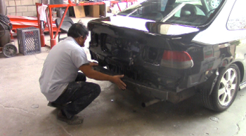 honda civic 1999 salvage collision repair from www.thecrashdoctor.com photo