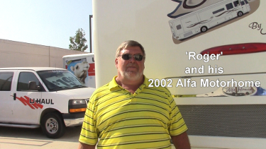 Alfa Motorhome Fibeglass repair piant center