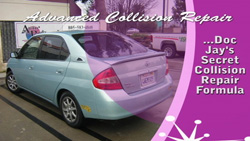 2002 toyota prius auto body paint repair photo www.thecrashdoctor.com