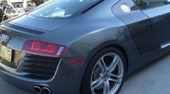 audi r8 $115000 sports car paint refinish by www.thecrashdoctor.com photo