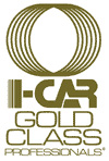 i-car gold class body shop simi valley logo