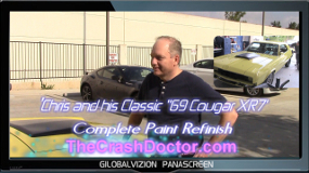 classic 1969 mercury cougar paint refinish consumer reveiws video owner www.thecrashdoctor.com photo