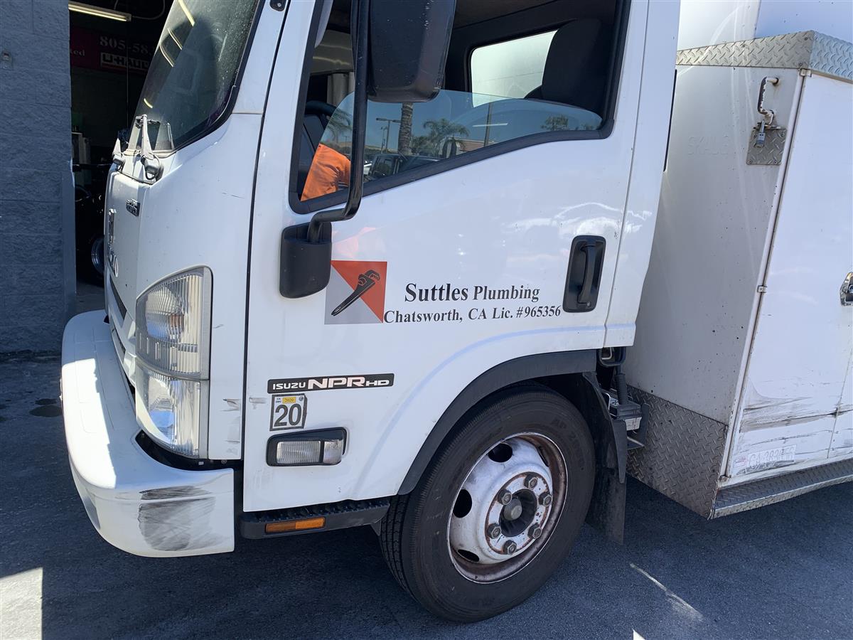 suttles plumbing commercial truck repair paint video