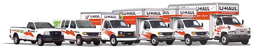 uhaul truck rental lineup for www.thecrashdoctor.com photo